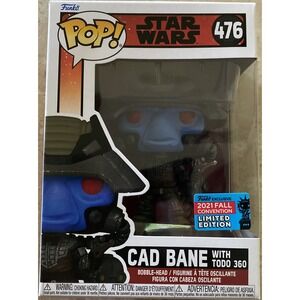 FUNKO POP! #476 STAR WARS CAD BANE WITH TODO 360 2021 NYCC EXCLUSIVE
